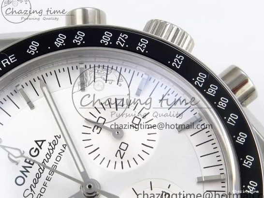 0304 Classic Speedmaster SS RMF Best Edition White Dial on SS Bracelet Lemania HW 7723